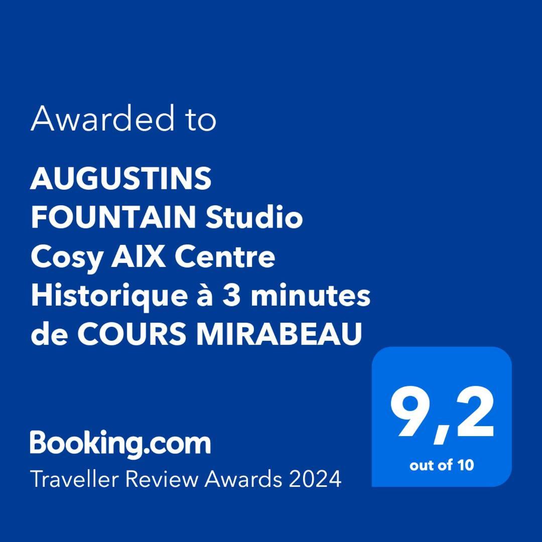 Augustins Fountain Studio Cosy Aix Centre Historique A 3 Minutes De Cours Mirabeau -Wifi-Smart Tv-Rue Calme エクス＝アン＝プロヴァンス エクステリア 写真